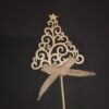 Pick albero di natale in legno