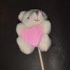 Pick orsetto di peluche con cuore rosa