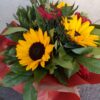 BloomsUp di girasoli e rose rosse